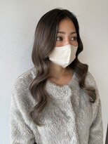 ヘアーアンドエステティック ヴェリス(hair&esthetic Velis) 【Velis】グレージュ/くびれ巻き/韓国巻き