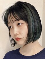 ボコカ(bococa)&nbsp;【macana指名】ボブ デザインカラー オリーブ 登戸