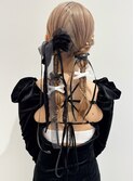 個性的ヘアアレンジ