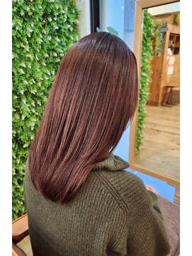 エルムトウキョウ(ELM Tokyo) 縮毛矯正とカラー同時に施術☆