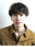 【メンズ】カット+波巻きスパイラルパーマ＝￥11700(福井/メンズパーマ/眉毛）