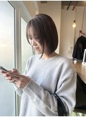 【sowi 鳥羽】ぱつっとまとまるボブ