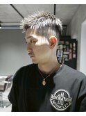 MEN'S/メッシュ×スキンフェード×短髪/爽やかメンズショート