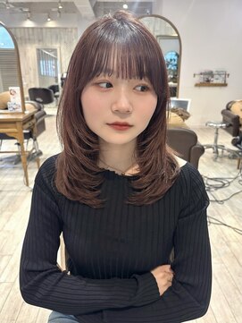 リコバイアフロート(riko by afloat) レイヤーカット/ヘアセット/韓国/髪質改善/顔周り[stylist竹田]