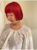 ホットでレッドなボブ