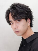 フィフス(fifth)&nbsp;フェザーパーマフェザーショート微分けメンズセンターパート