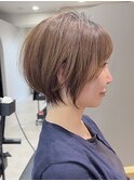 丸みショートヘア