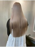 くびれヘア/アプリコットオレンジ/夏のヘアアレンジ/梅田