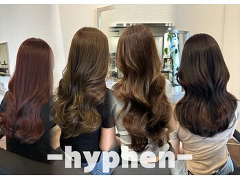 hyphen 伊勢崎 地毛風縮毛矯正 髪質改善 レイヤーカット【ハイフン】