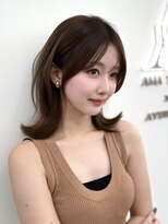 アマトウキョウ アユンチェ(AMA TOKYO×AYUNCHE) 前髪顔まわり韓国ヘアレイヤーカットサイドバンク2wayバンク韓国