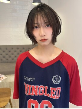 ラヴィズム 長岡店(LUVISM) 韓国/顔周りレイヤー/ダブルカラー/ベージュ/前髪新潟長岡宮関