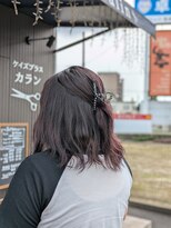 ケイズプラスカラン(HAIR AND MAKEUP K's PLUS calin)&nbsp;ピンクパープル