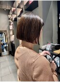 【REONA】くせ毛でも自然とまとまるボブ