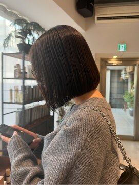キミトヘアデザインアンドスパ(Kimito Hair design&spa) 韓国風ボブ/髪質改善/小顔/30代/40代代/ベージュ
