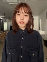 カイラ(KAILA)&nbsp;ミディアムレイヤーカット前髪カット髪質改善顔まわりレイヤー