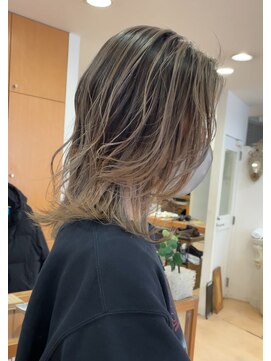 【山田】白髪ぼかしカラー