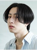 心斎橋センターパートニュアンスパーマフェザーショート緩め色気