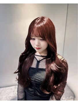 アルーシェ 新宿店(Alushe) 暖色【ピンク,レッド】カラー＋Aujuaトリートメント