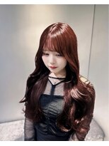 アルーシェ 新宿店(Alushe) 暖色【ピンク,レッド】カラー+Aujuaトリートメント