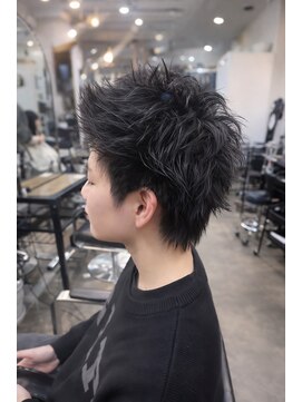 メンズ/ブリーチ　ar clip 表参道 メンズカットスパイキーショート