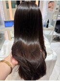 【AIR大阪】栃本優美 お客様ヘア ダークブラウン