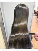 オリーブグレージュ×髪質改善