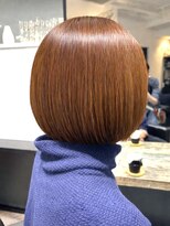 コラソン(corazon)&nbsp;暖色ブラウンボブヘアスタイル