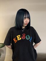 ゼロヘアー ガーデン(zero hair GARDEN)&nbsp;【夏のハイトーン】ネイビーブルー♪