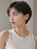 ショートヘア　ショートボブ　耳掛けショート　ショートカット