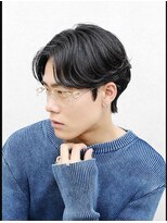ビカム 名駅EAST(become) 曲がるメンズ縮毛矯正×毛流れセンターパート/名古屋/名駅
