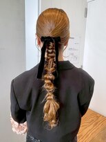 アルバム 銀座(ALBUM GINZA)&nbsp;アップヘアアレンジ結婚式_ba593482