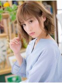 *EVE戸頭*グラデーションカラー★立体感ふわミディa