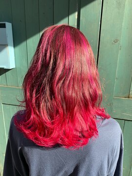 アスイン(asuin) バレイヤージュインユニコーンカラー