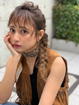 オースティン 錦糸町(AUSTIN) 『AUSTIN錦糸町』デザインカラーが際立つ編み込みヘアセット☆