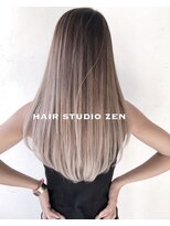ヘアースタジオ ゼン(hair studio Zen) バレイヤージュスタイル