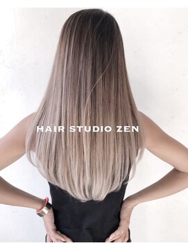 ヘアースタジオ ゼン(hair studio Zen) バレイヤージュスタイル