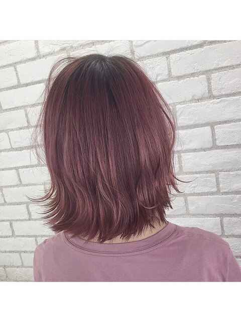 【iikanji hair】ピンクブラウンアッシュ