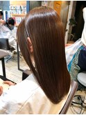 センターパート/髪質改善/トリートメント/簡単ヘアスタイリング