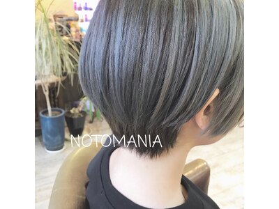 ショートヘアのレイヤードハイライトで色落ちした後もお洒落に♪