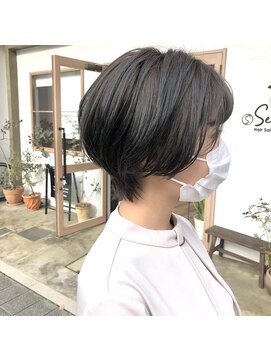 シームリー 千田町店(Seemly) ナチュラルショートスタイル/ラウンドマッシュスタイル