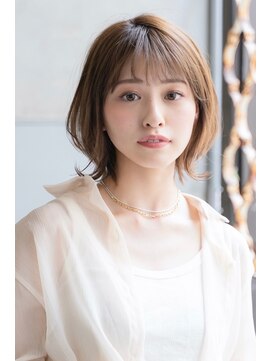 エース (ACE) ACE 横浜 小顔レイヤーボブ×クリアベージュ