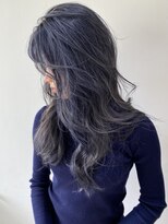 フォーク FOLK 【FOLK】ネイビーカラー♪ブルーバイオレット レイヤーカット