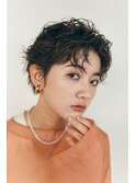 カーリークールショート／マロンベージュ