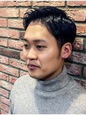 アップバングショート/barber