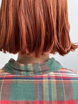 ベルフェミンキルン(Belle femin kilun) オレンジカラー×ミニボブ