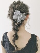 グランアージュ 錦糸町(grandage)&nbsp;編み込み ねじりアレンジ 編みおろしセット 二次会 結婚式e