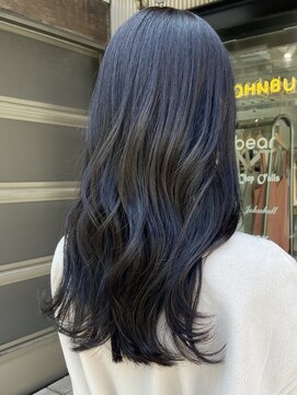 アクアオモテサンドウ(ACQUA omotesando) △ブリーチなしオリーブグレージュ暗髪レイヤーカット