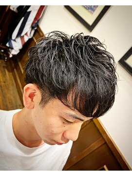 ヒロギンザバーバーショップ 神楽坂店(HIRO GINZA BARBER SHOP) 夏向けショートマッシュ