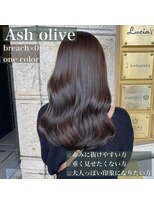 ハピネス 河原町店(Happiness)&nbsp;【京都美容室】20代 30代　艶髪カラー　アッシュオリーブ☆