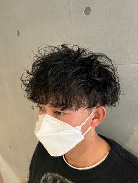メンズサロンドットリアン(dot. lien) 無造作スパイラルパーマ刈り上げマッシュメンズパーマ